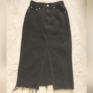Miou Muse Women's Black Denim Skirt size small.